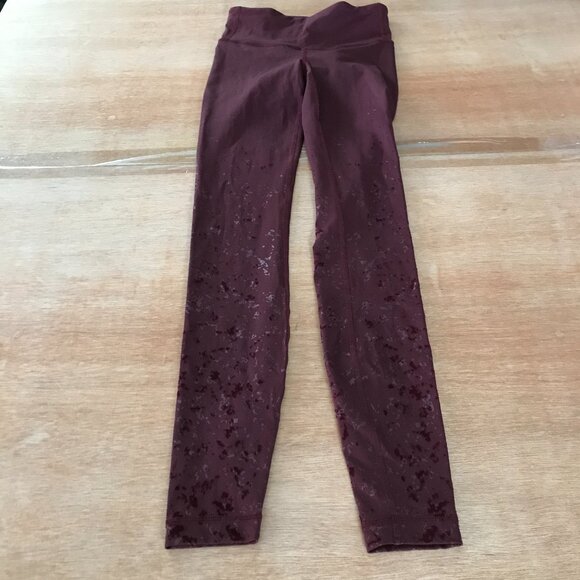 lululemon athletica Pants - Lululemon Speed Wunder Mid Rise Tight 28" Leggings Women 2 Purple Speckle